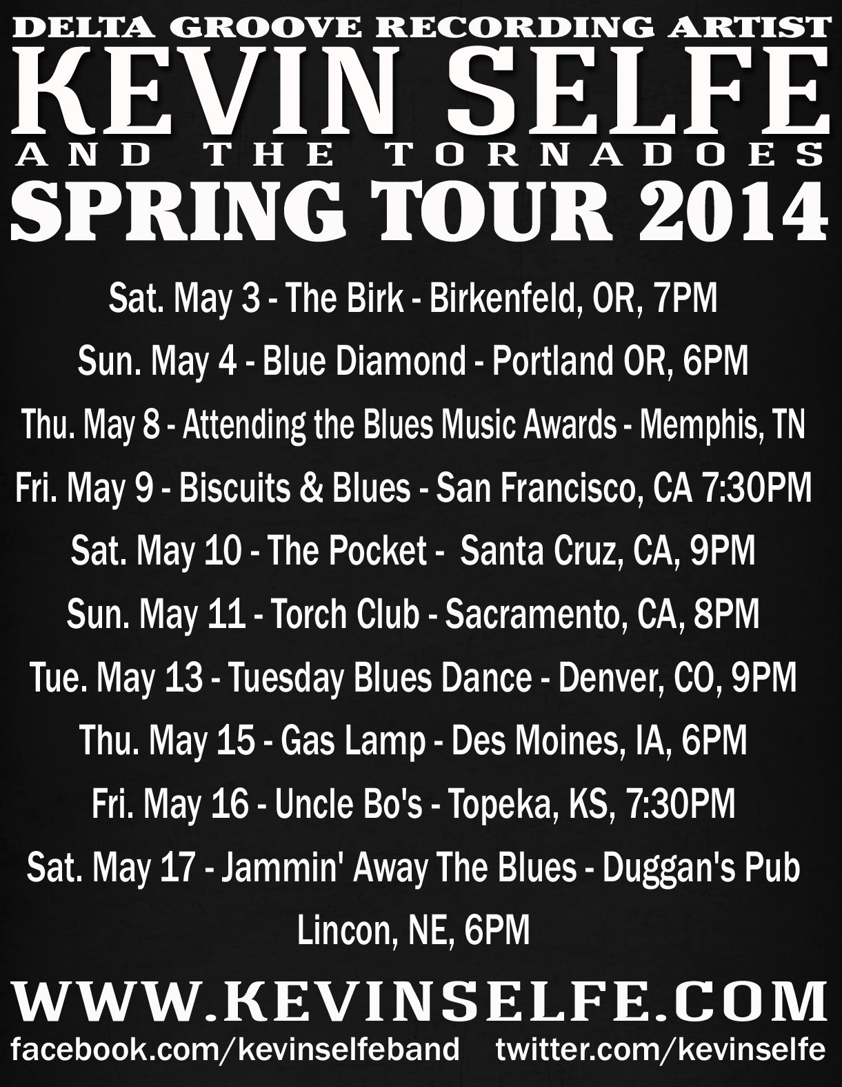 Spring 2014 Tour!